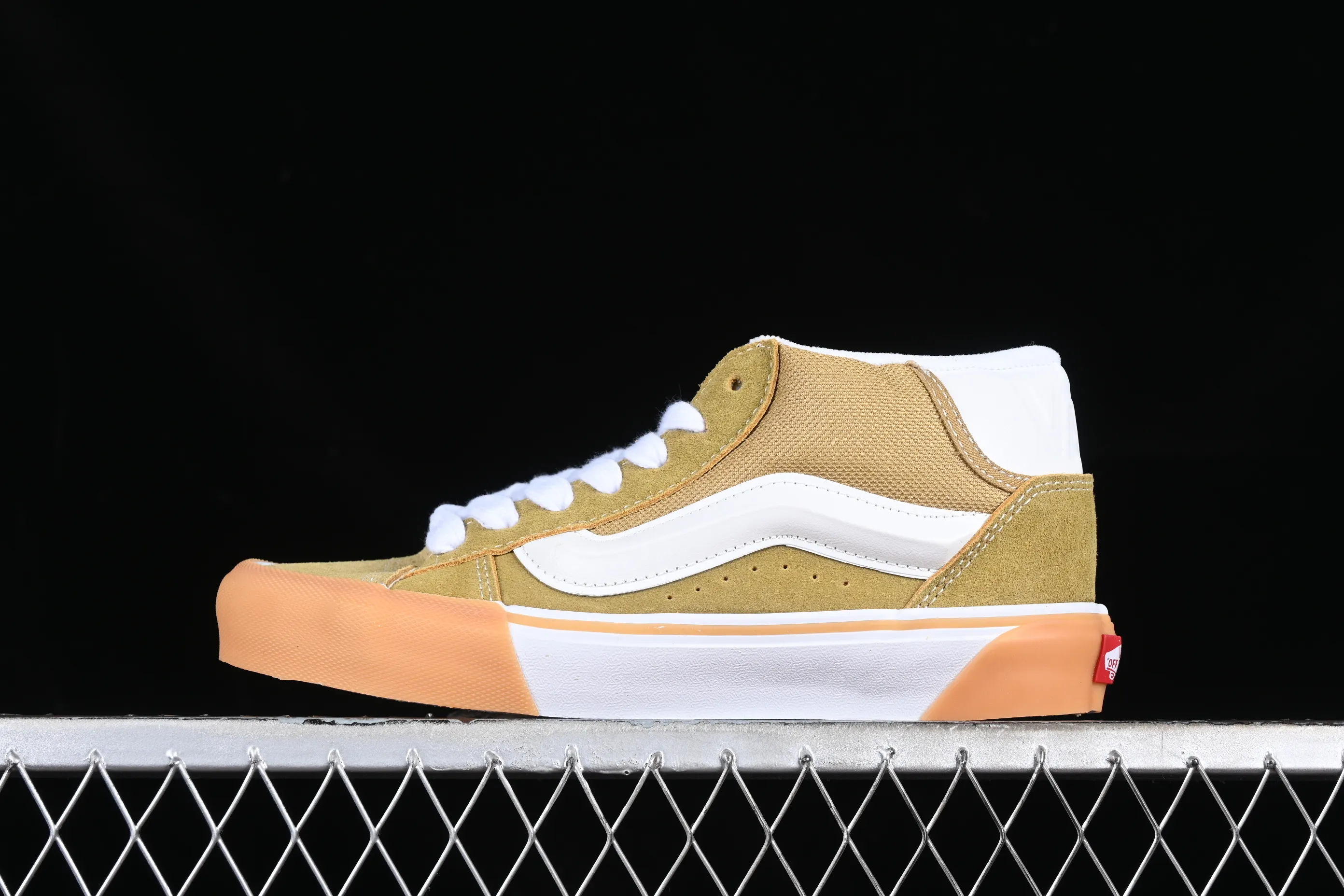 All categories Vans Vans series Vans Mid Vans Zhongbang Vans Knu Skool Vans official fat version of mid-top bread shoes VN000CQ95SMR